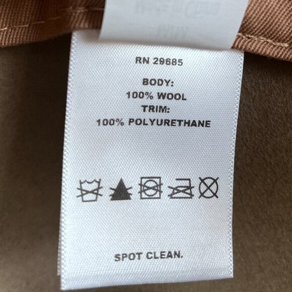 Pendleton Men's Getaway Wool Hat Khaki Brown Size M Fedora Outdoor Classic - Picture 6 of 9